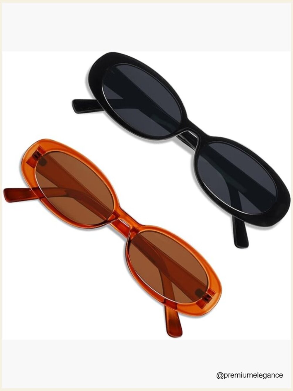 Retro Oval Polarized Sunglasses UV400 Protection - Picture 1 of 7
